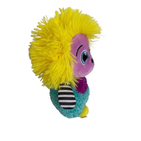 Ganz Hairbrains Lemo Plush Toy 6" Colorful Fuzzy Stuffed Animal - Picture 2 of 9